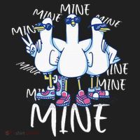 Seagull Saying Mine Funny Pigeon Retro Ocean Life Hat thumb 2