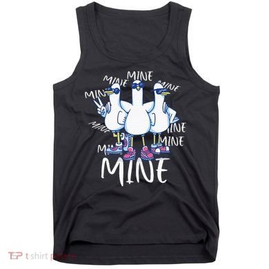Seagull Saying Mine Funny Pigeon Retro Ocean Life Tank Top