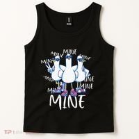 Seagull Saying Mine Funny Pigeon Retro Ocean Life Tank Top thumb 2