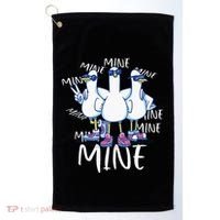 Seagull Saying Mine Funny Pigeon Retro Ocean Life Golf Towel thumb 0
