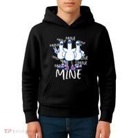Seagull Saying Mine Funny Pigeon Retro Ocean Life Kids Hoodie thumb 4