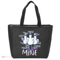 Seagull Saying Mine Funny Pigeon Retro Ocean Life Tote Bag thumb 0