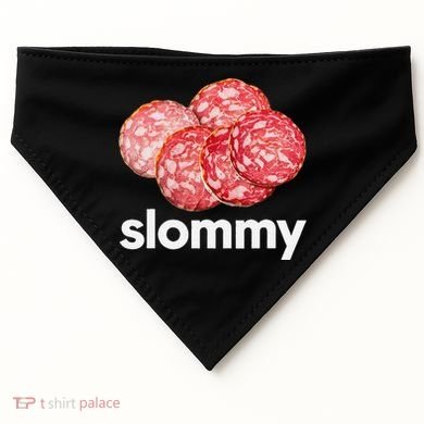 Slommy Salami Meme Oddly Specific Funny Memes Internet Memes USA-Made Doggie Bandana