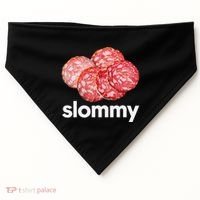 Slommy Salami Meme Oddly Specific Funny Memes Internet Memes USA-Made Doggie Bandana thumb 0
