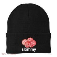 Slommy Salami Meme Oddly Specific Funny Memes Internet Memes Beanie thumb 0