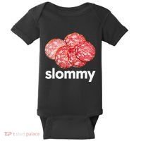 Slommy Salami Meme Oddly Specific Funny Memes Internet Memes Baby Bodysuit thumb 0