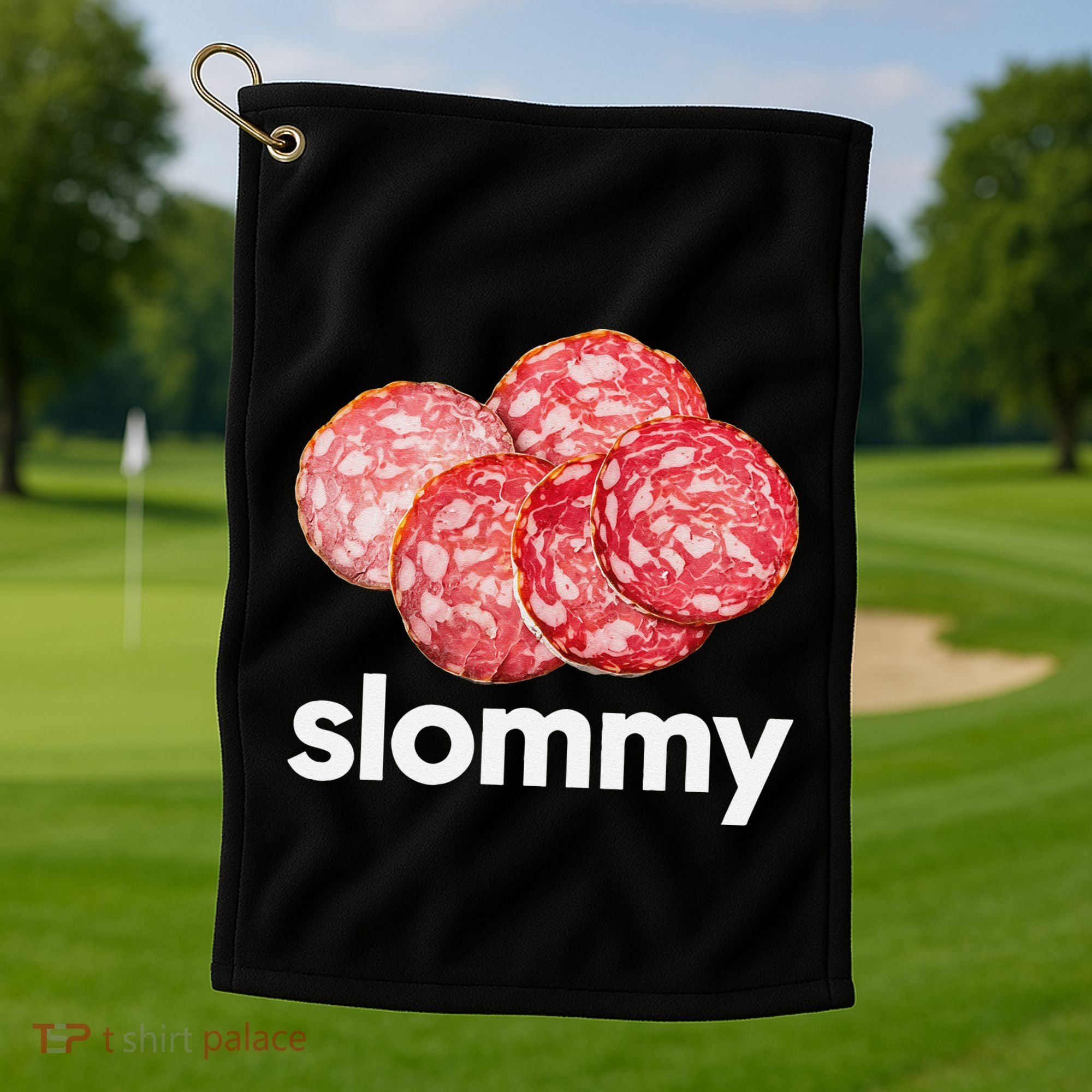 Slommy Salami Meme Oddly Specific Funny Memes Internet Memes Golf Towel