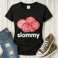 Slommy Salami Meme Oddly Specific Funny Memes Internet Memes Women's T-Shirt thumb 3