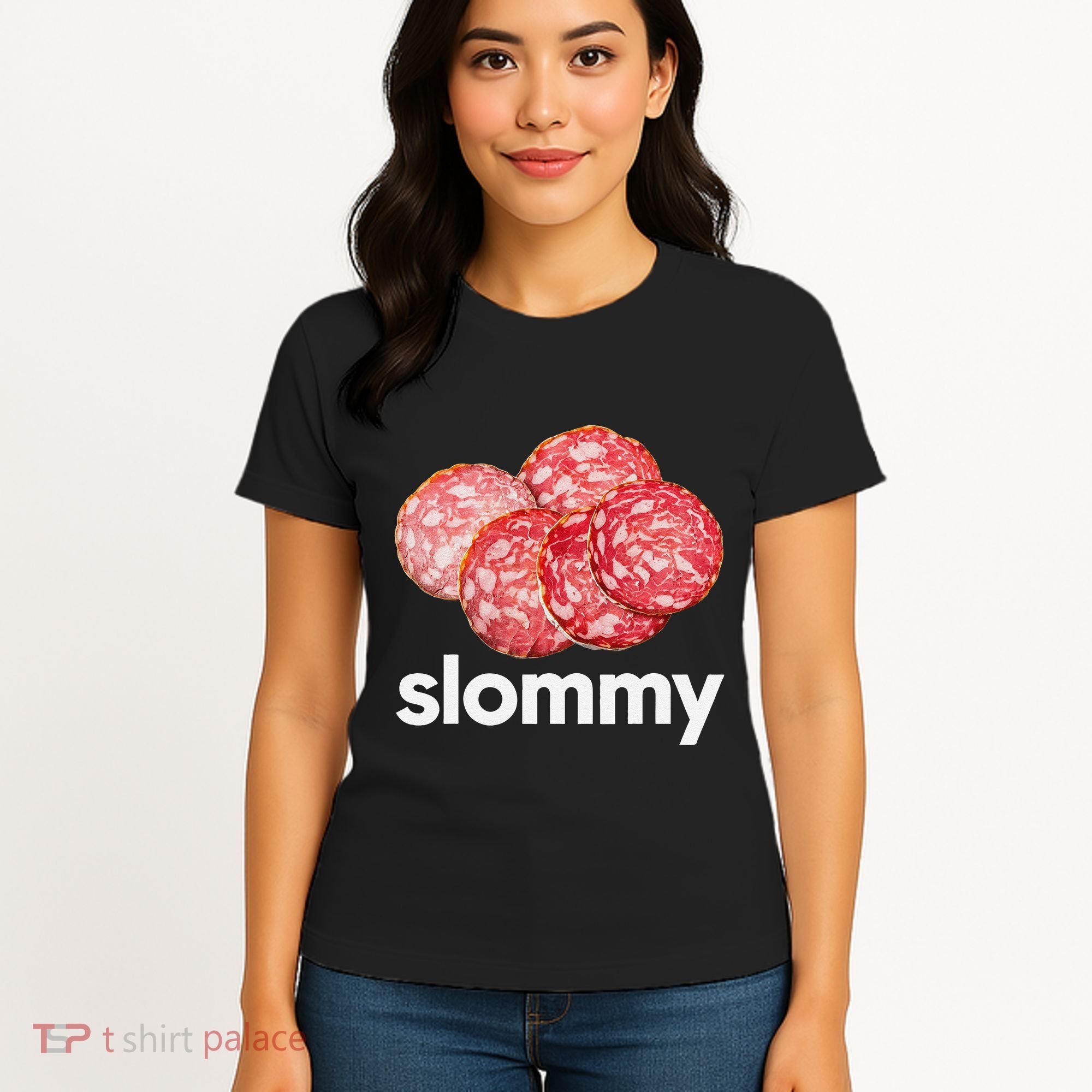 Slommy Salami Meme Oddly Specific Funny Memes Internet Memes Women's T-Shirt