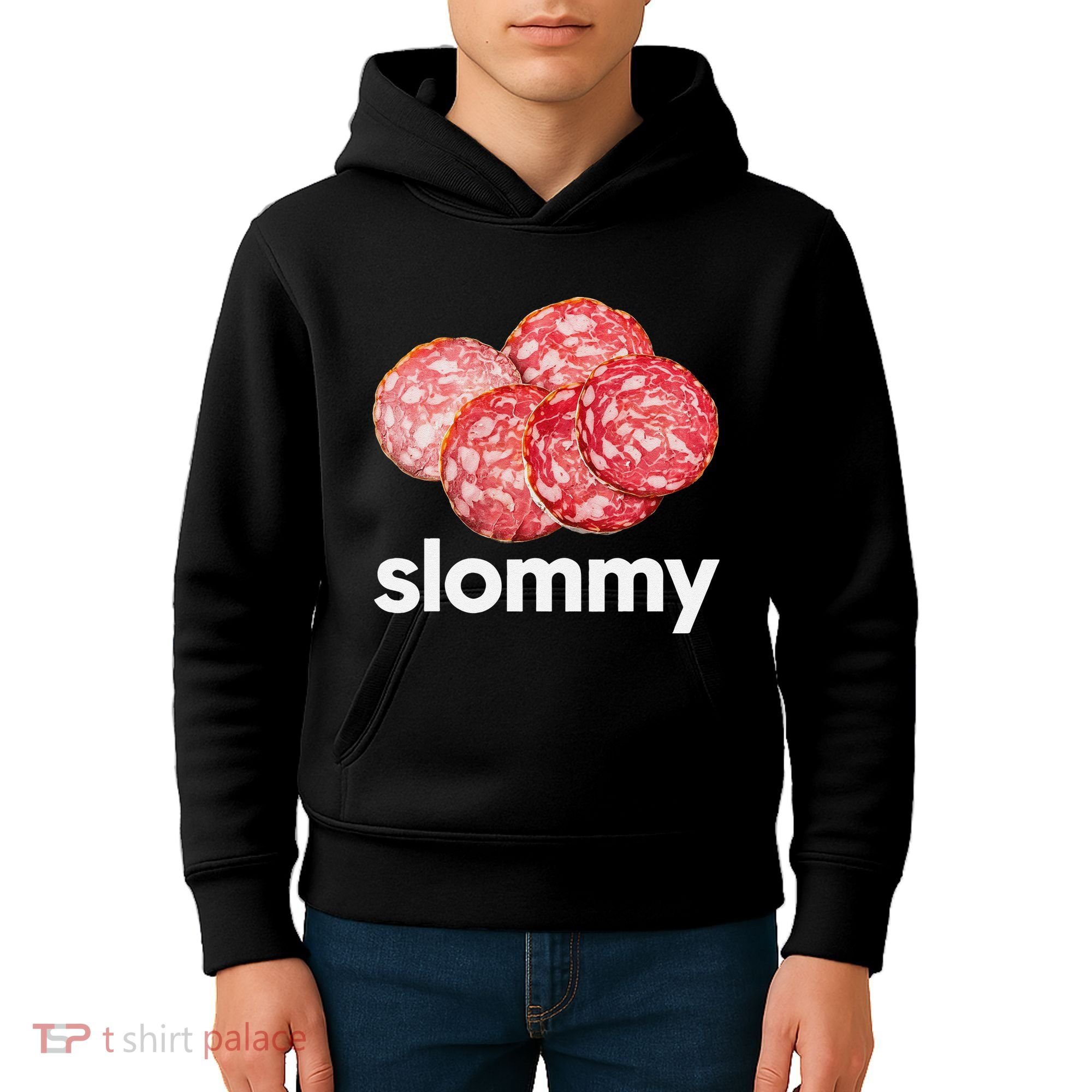 Slommy Salami Meme Oddly Specific Funny Memes Internet Memes Kids Hoodie