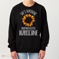 She's Sunshine Mixed With A Little Hurricane Funny Summer Great Gift Women's Sweatshirt thumb 0