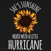 She's Sunshine Mixed With A Little Hurricane Funny Summer Great Gift Bucket Hat thumb 4