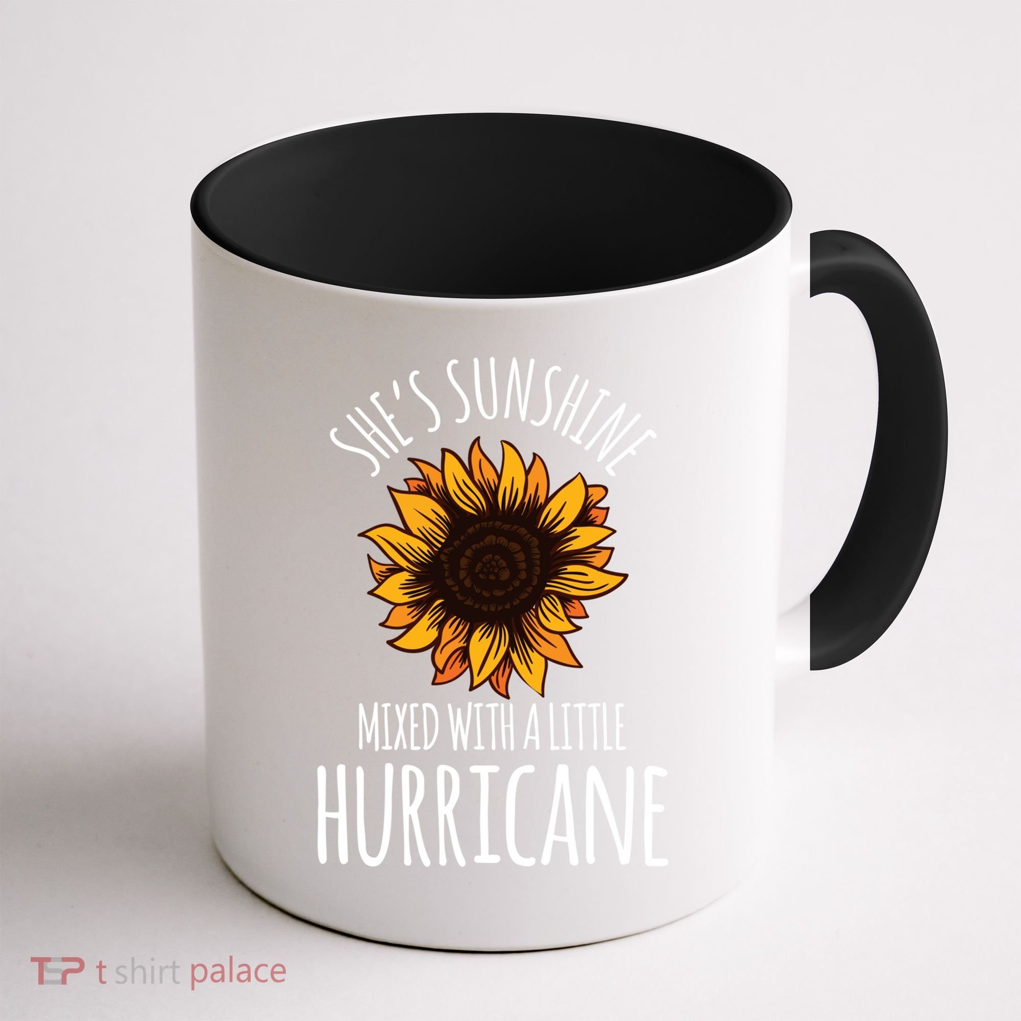 She's Sunshine Mixed With A Little Hurricane Funny Summer Great Gift Coffee Mug