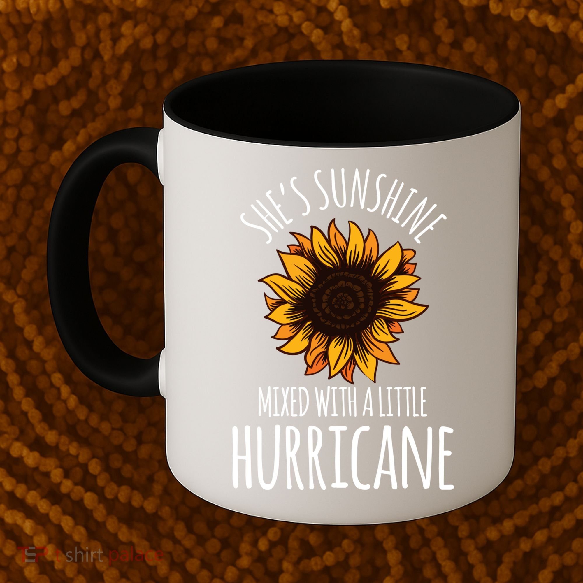 She's Sunshine Mixed With A Little Hurricane Funny Summer Great Gift Coffee Mug