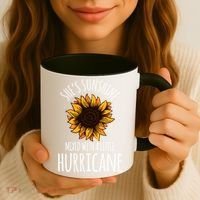 She's Sunshine Mixed With A Little Hurricane Funny Summer Great Gift Coffee Mug thumb 3