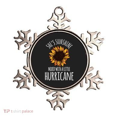 She's Sunshine Mixed With A Little Hurricane Funny Summer Great Gift Ornament