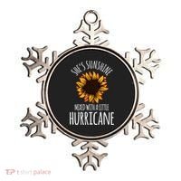 She's Sunshine Mixed With A Little Hurricane Funny Summer Great Gift Ornament thumb 0