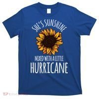 She's Sunshine Mixed With A Little Hurricane Funny Summer Great Gift T-Shirt thumb 0