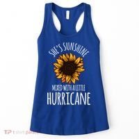 She's Sunshine Mixed With A Little Hurricane Funny Summer Great Gift Women's Tank Top thumb 0