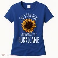 She's Sunshine Mixed With A Little Hurricane Funny Summer Great Gift Women's T-Shirt thumb 0