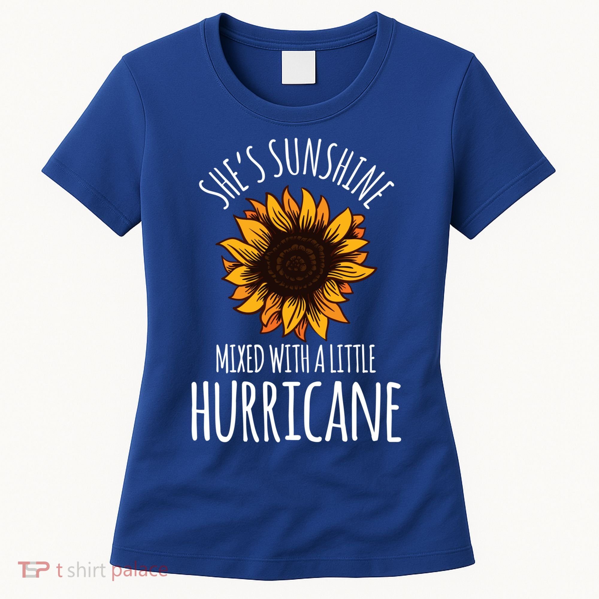 She's Sunshine Mixed With A Little Hurricane Funny Summer Great Gift Women's T-Shirt