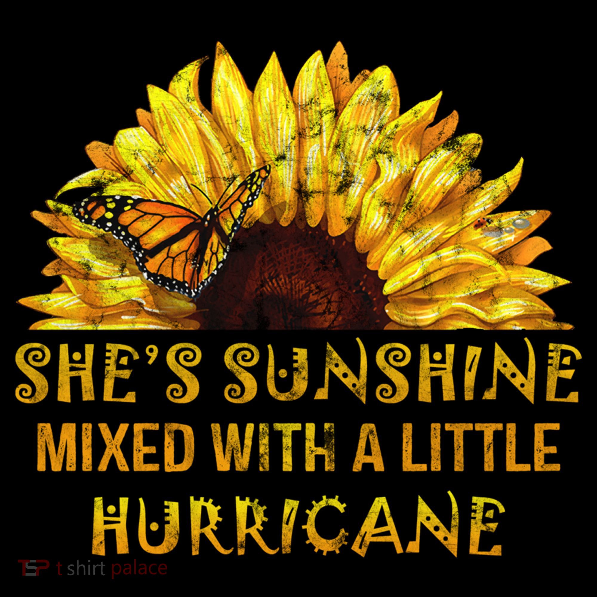 She's Sunshine Mixed With A Little Hurricane Sunflower Meaningful Gift Coffee Mug