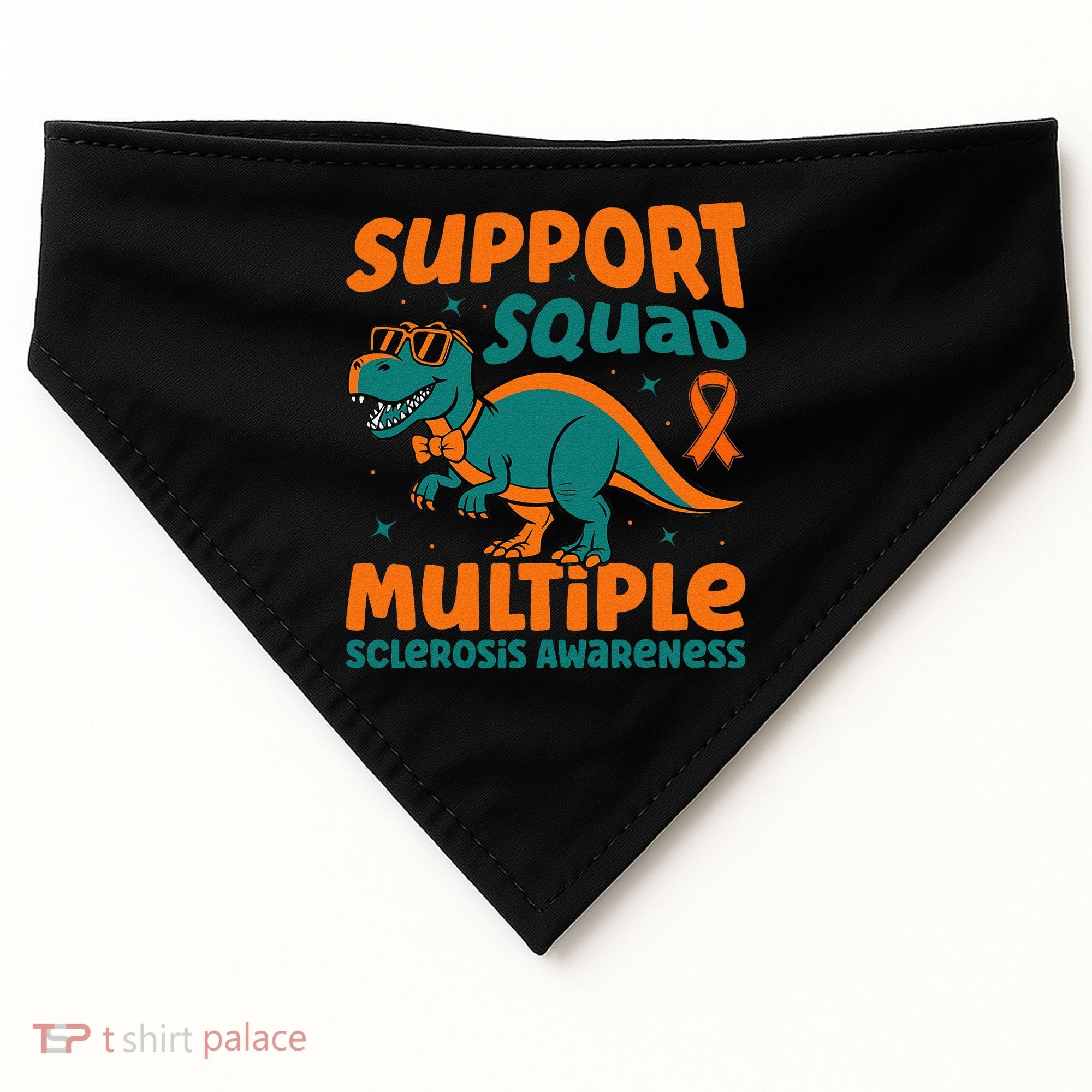 Support Squad Multiple Sclerosis Awareness USA-Made Doggie Bandana