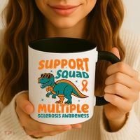 Support Squad Multiple Sclerosis Awareness Coffee Mug thumb 3