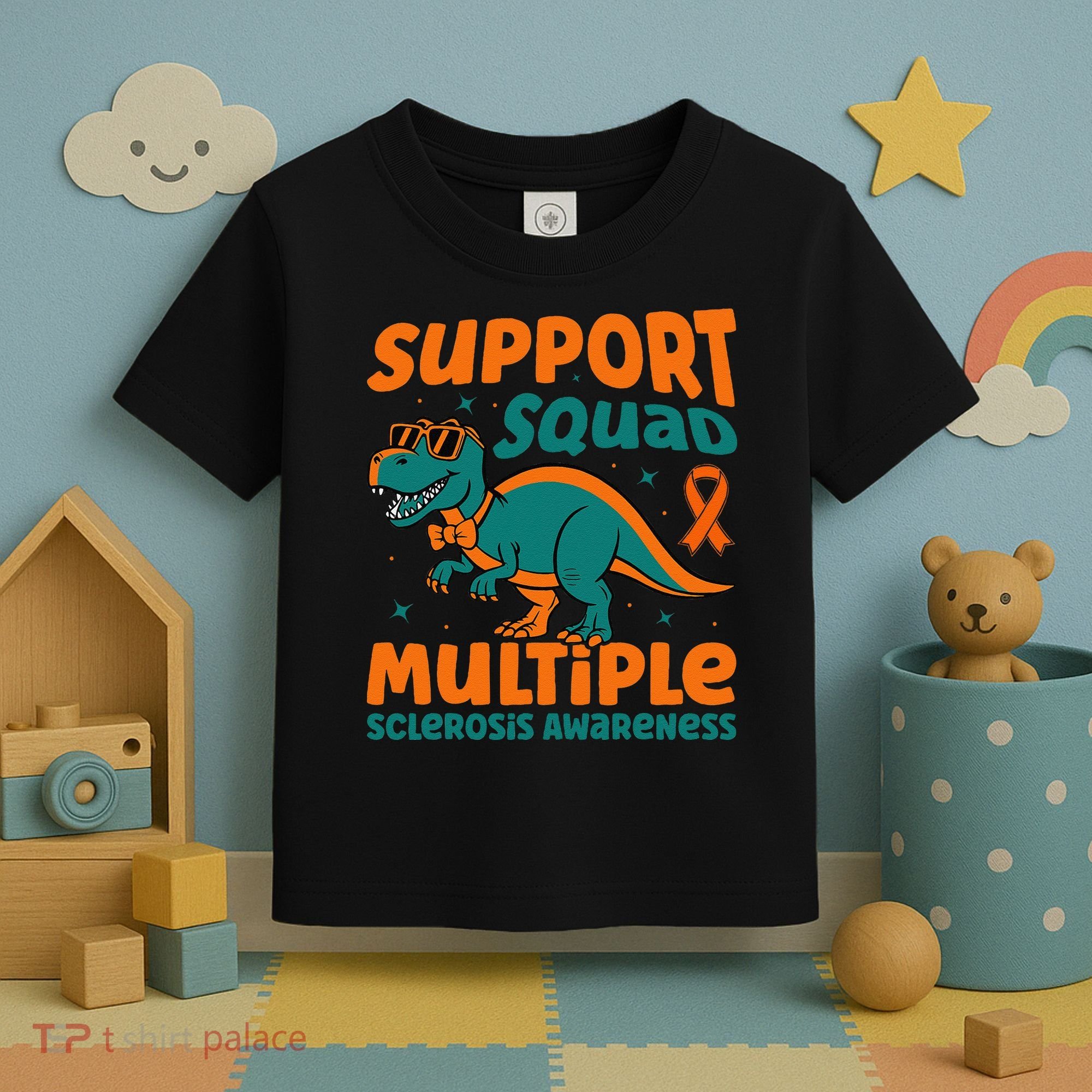 Support Squad Multiple Sclerosis Awareness Toddler T-Shirt