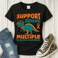 Support Squad Multiple Sclerosis Awareness Women's T-Shirt thumb 3