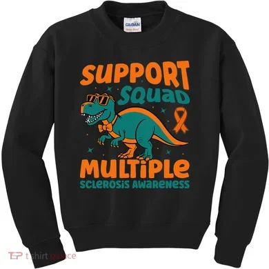 Support Squad Multiple Sclerosis Awareness Kids Sweatshirt