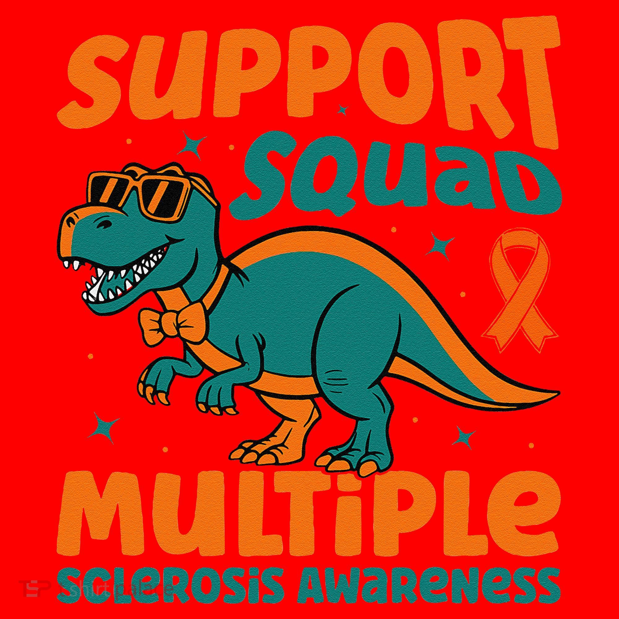 Support Squad Multiple Sclerosis Awareness Santa Hat