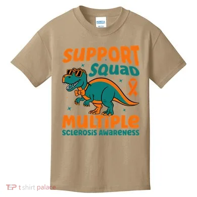 Support Squad Multiple Sclerosis Awareness Kids T-Shirt
