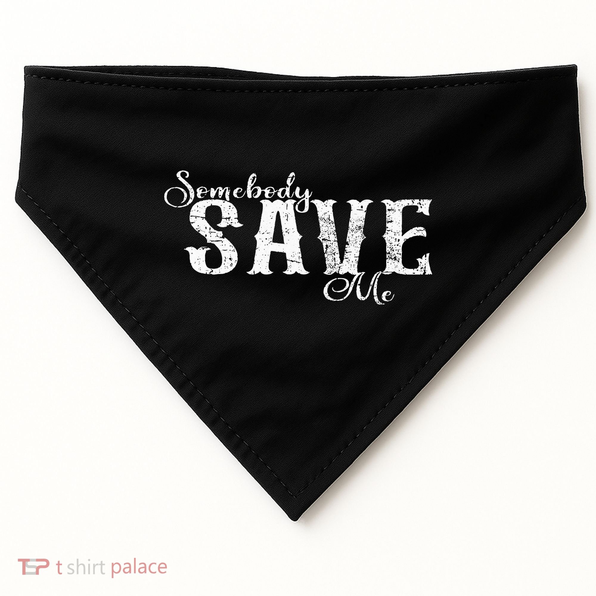Somebody Save Me Country Music USA-Made Doggie Bandana