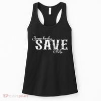 Somebody Save Me Country Music Women's Tank Top thumb 0