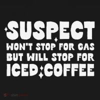 Suspect Social Media Trend Iced Coffee Lover Not Gas Joke Visor thumb 3