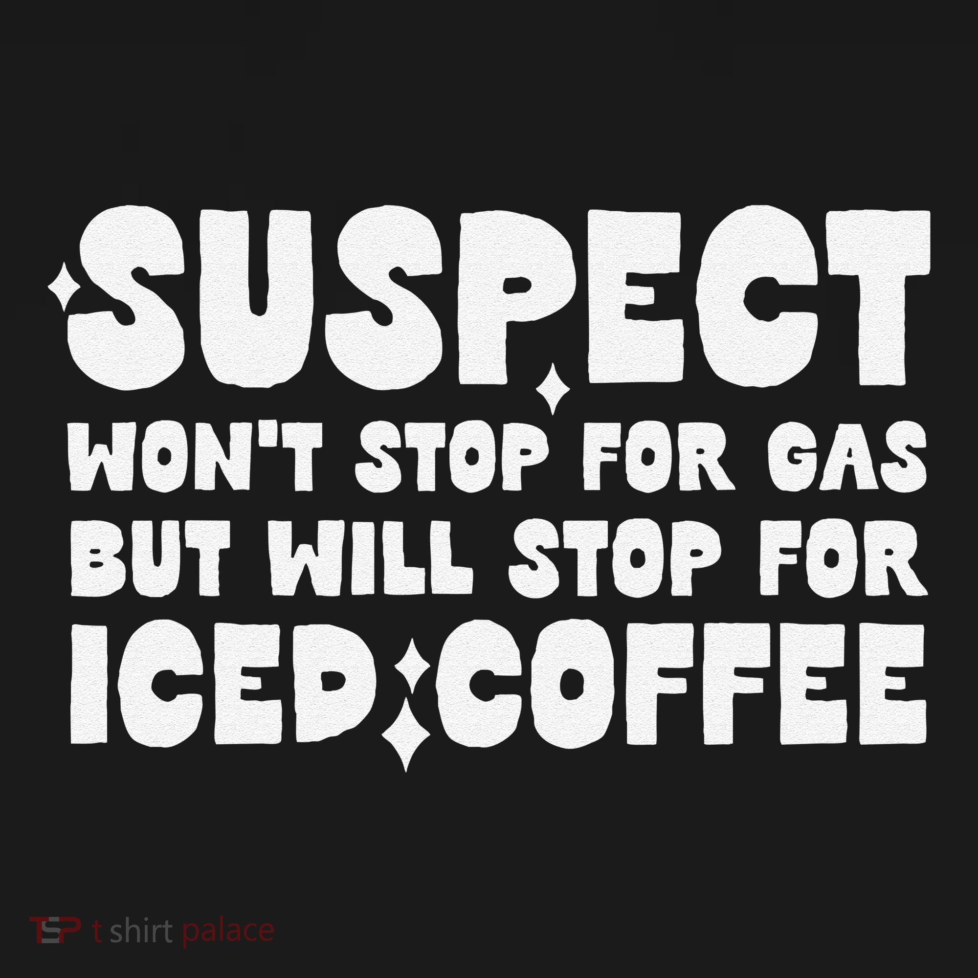 Suspect Social Media Trend Iced Coffee Lover Not Gas Joke Kids Sweatshirt