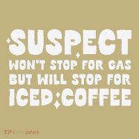 Suspect Social Media Trend Iced Coffee Lover Not Gas Joke Long Sleeve Shirt thumb 2