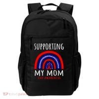 Support Squad Mom Chd Awareness Products Rainbow Graphic Great Gift Backpack thumb 0