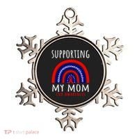 Support Squad Mom Chd Awareness Products Rainbow Graphic Great Gift Ornament thumb 0