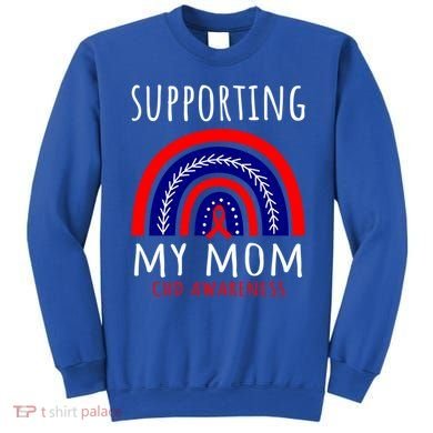 Support Squad Mom Chd Awareness Products Rainbow Graphic Great Gift Sweatshirt