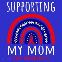 Support Squad Mom Chd Awareness Products Rainbow Graphic Great Gift Baby Bodysuit thumb 2