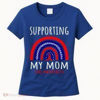 Support Squad Mom Chd Awareness Products Rainbow Graphic Great Gift Women's T-Shirt thumb 0