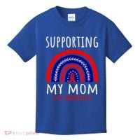 Support Squad Mom Chd Awareness Products Rainbow Graphic Great Gift Kids T-Shirt thumb 0