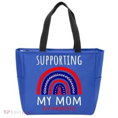 Support Squad Mom Chd Awareness Products Rainbow Graphic Great Gift Tote Bag