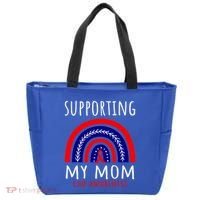 Support Squad Mom Chd Awareness Products Rainbow Graphic Great Gift Tote Bag thumb 0