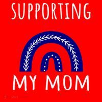 Support Squad Mom Chd Awareness Products Rainbow Graphic Great Gift Santa Hat thumb 1