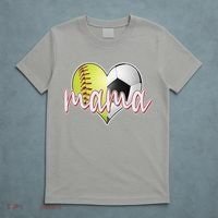 Softball Soccer Mama Sports Fan T-Shirt thumb 5