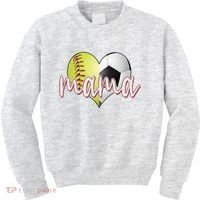 Softball Soccer Mama Sports Fan Kids Sweatshirt thumb 0