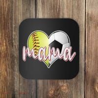 Softball Soccer Mama Sports Fan Coaster thumb 0